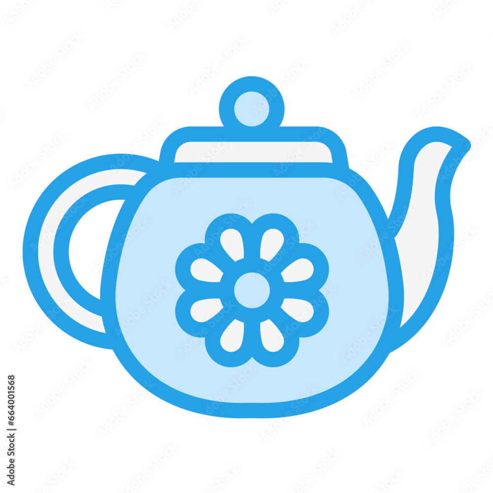Teapot Vector Icon Design Illustration
