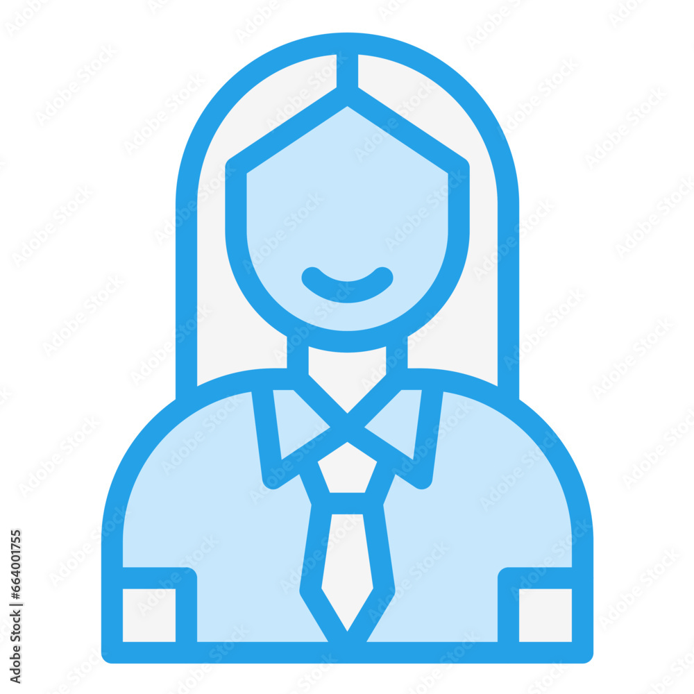 Businesswoman Vector Icon Design Illustration Businesswoman Vector Icon Design Illustration