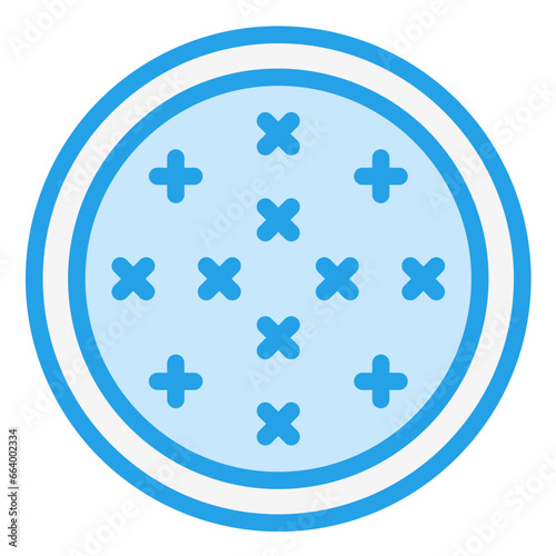 Cross Stitch Vector Icon Design Illustration