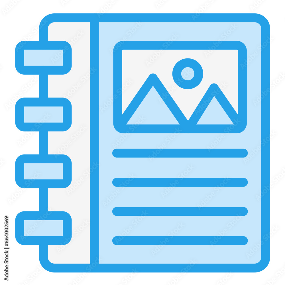 Binder Vector Icon Design Illustration Binder Vector Icon Design Illustration