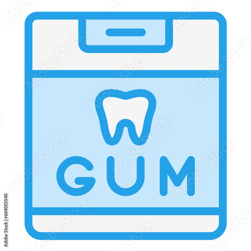 Chewing Gum Vector Icon Design Illustration