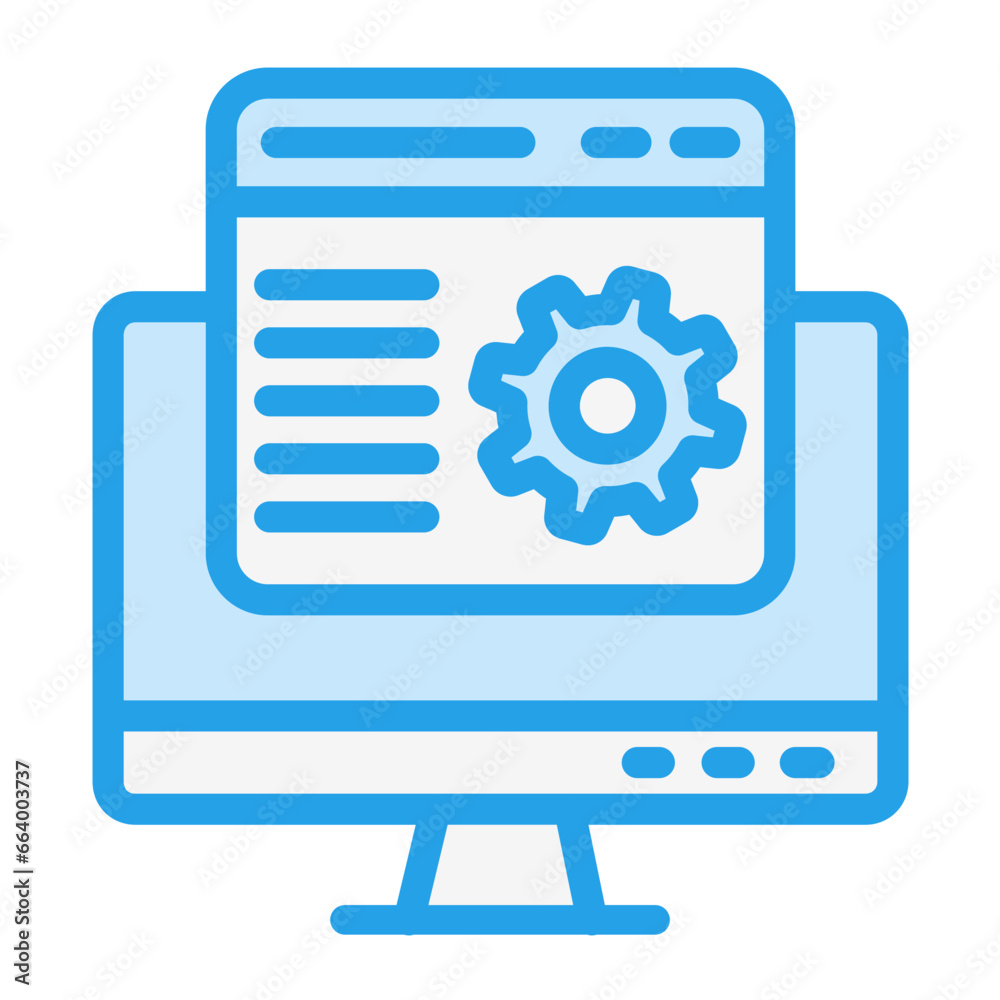 Landing page Vector Icon Design Illustration Landing page Vector Icon Design Illustration