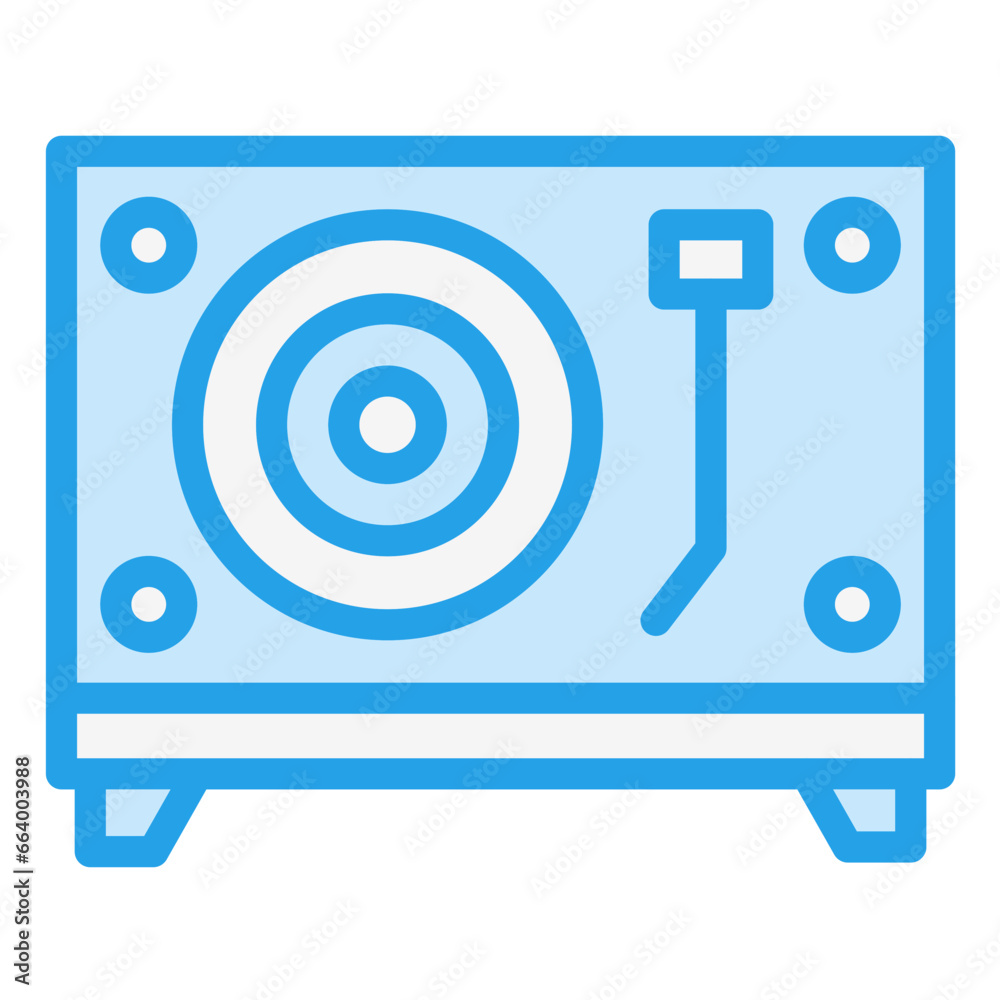 Turntable Vector Icon Design Illustration Turntable Vector Icon Design Illustration