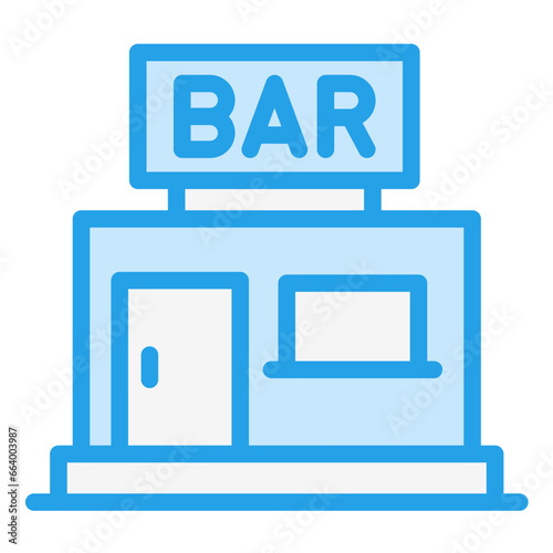 Bar Vector Icon Design Illustration