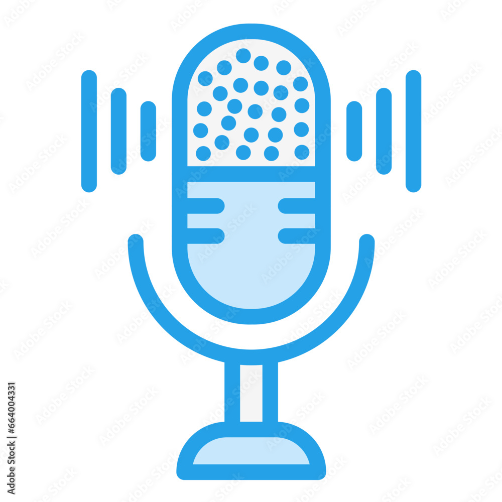 Microphone Vector Icon Design Illustration Microphone Vector Icon Design Illustration