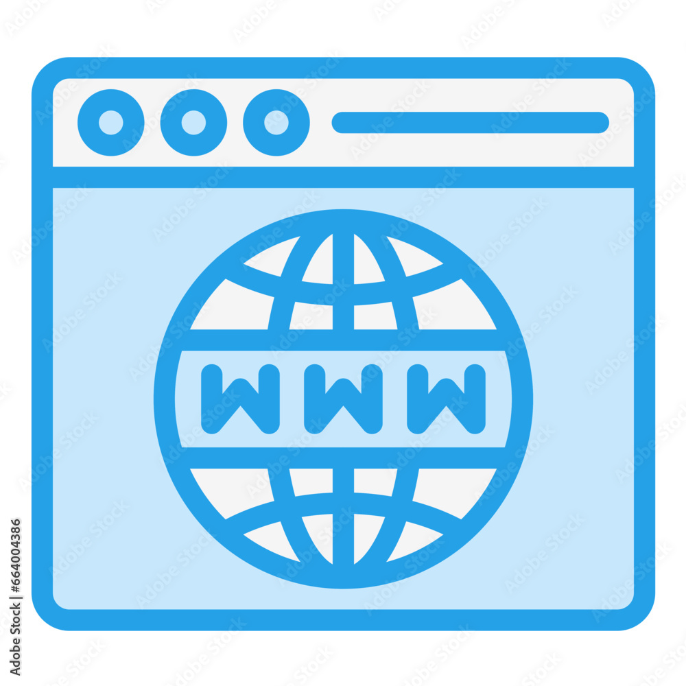 Web Browser Vector Icon Design Illustration Web Browser Vector Icon Design Illustration