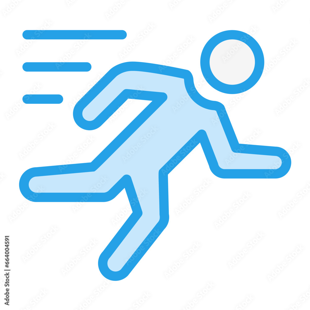 Sport run Vector Icon Design Illustration Sport run Vector Icon Design Illustration