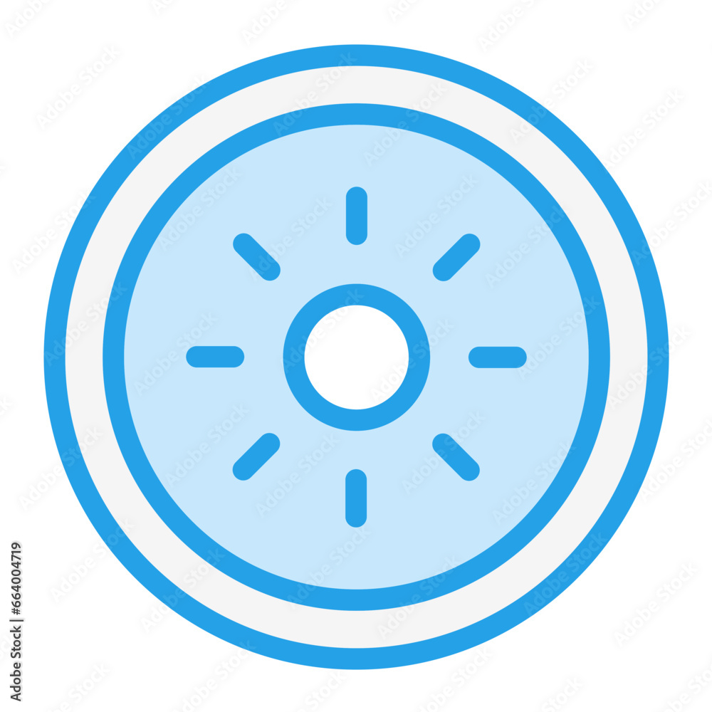 Brightness Vector Icon Design Illustration Brightness Vector Icon Design Illustration