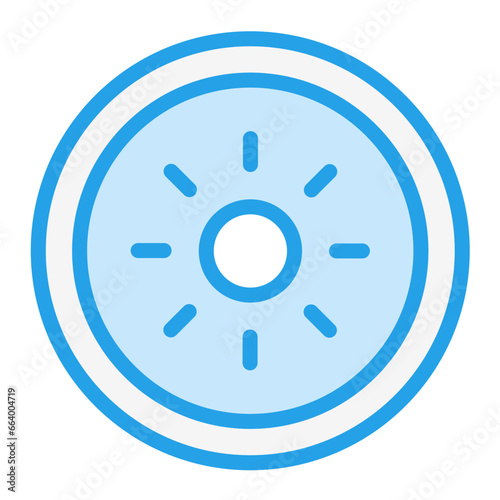 Brightness Vector Icon Design Illustration