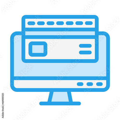 Retail Card Vector Icon Design Illustration