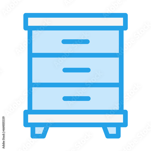 Cabinet Vector Icon Design Illustration