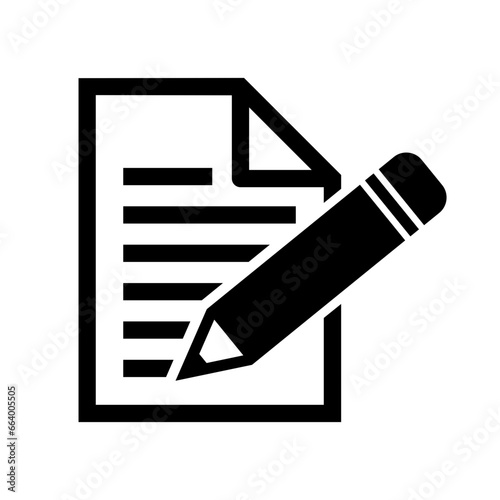 ikona notatnika z długopisem, plik wektorowy