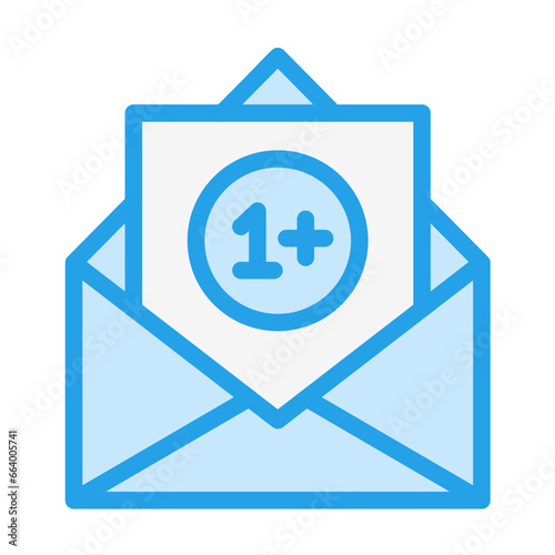 Unread Vector Icon Design Illustration
