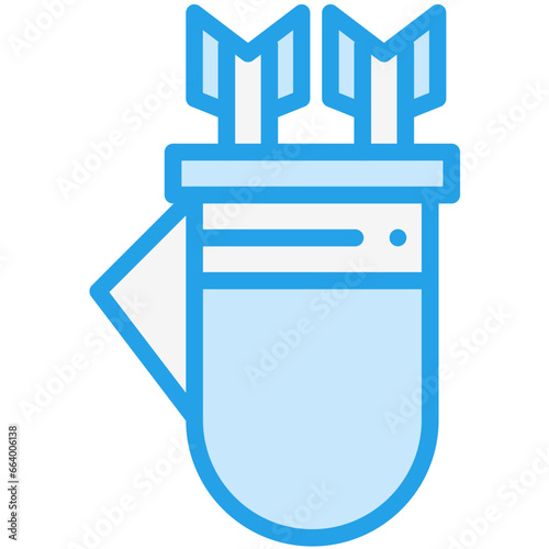 Quiver Vector Icon Design Illustration