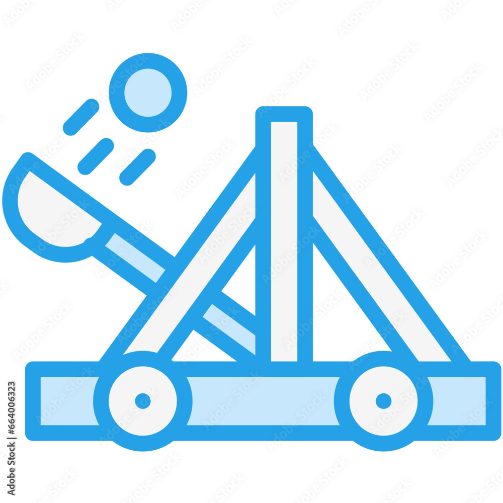 Catapult Vector Icon Design Illustration Catapult Vector Icon Design Illustration