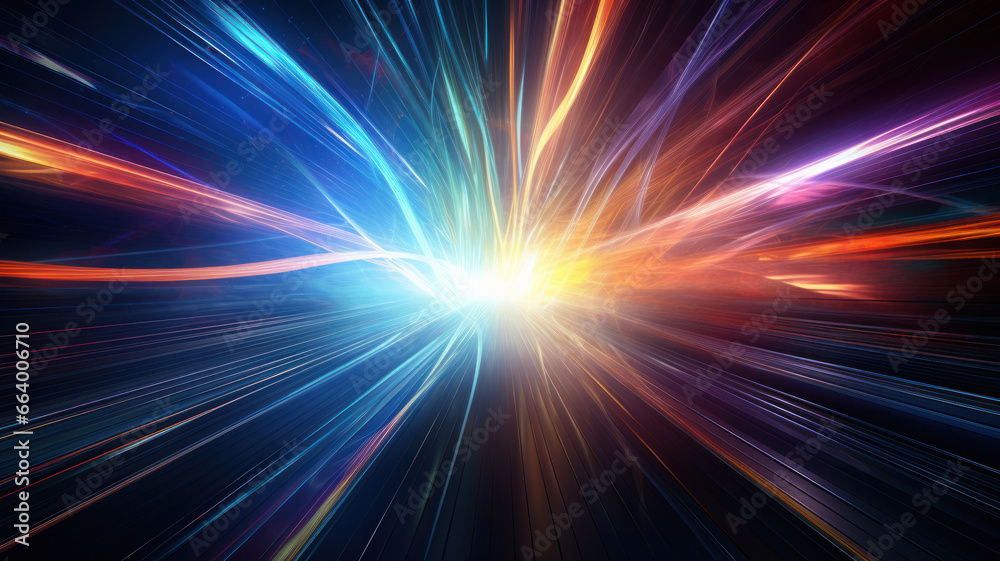 Abstract Light Tunnel Infinity Abstract Light Tunnel Infinity