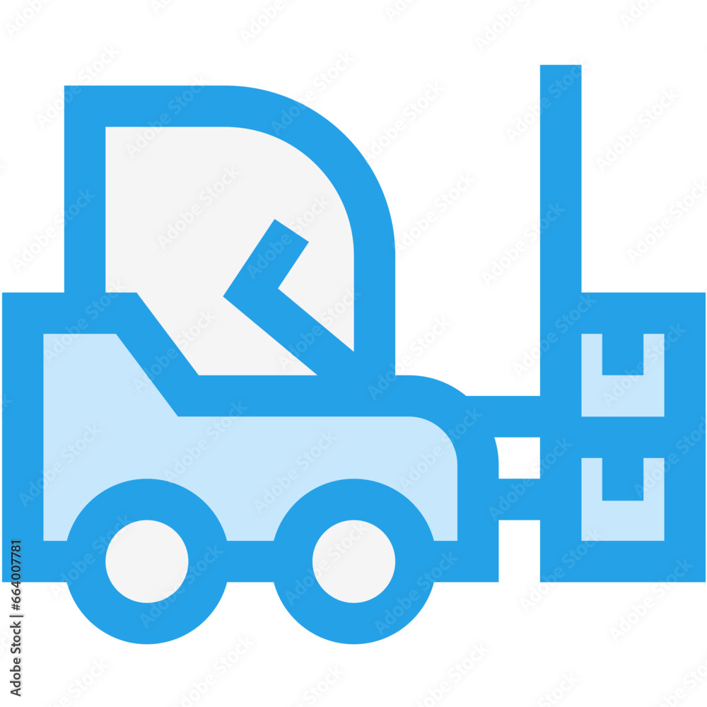 Fork Lifter Vector Icon Design Illustration Fork Lifter Vector Icon Design Illustration