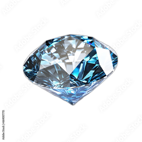 diamond isolated on transparent or white background