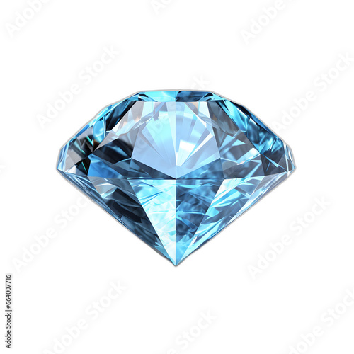 diamond isolated on transparent or white background