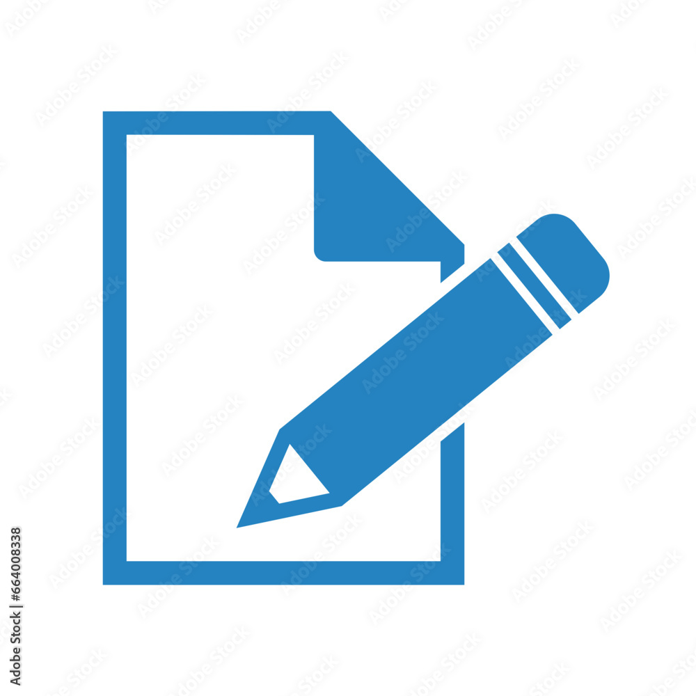 ikona notatnika z długopisem, plik wektorowy