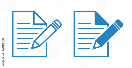 ikona notatnika z długopisem, plik wektorowy