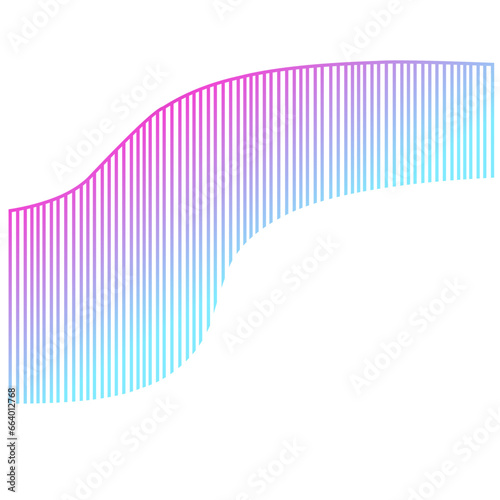 aurora in striped style