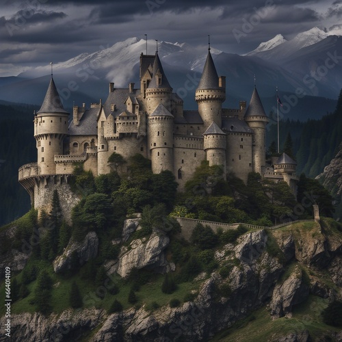 castle royal illustration background