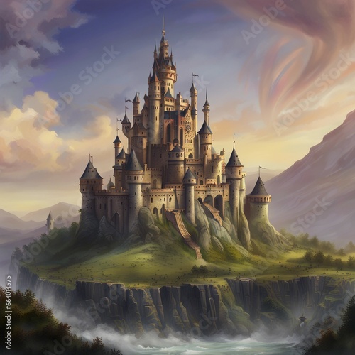 castle royal illustration background © adi