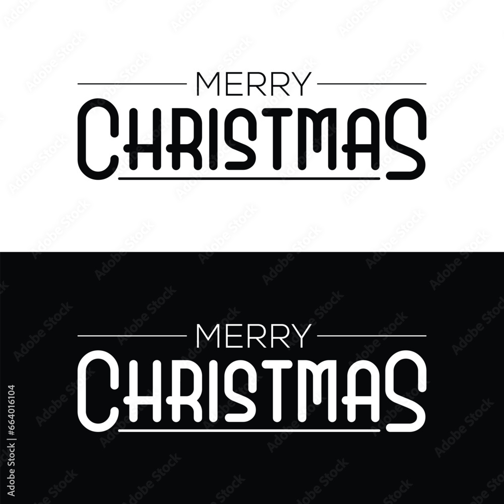 Obraz premium Merry Christmas Text