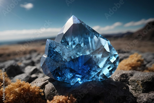 Sapphire Serenity: The Deep Blue Essence of Wisdom and Royalty