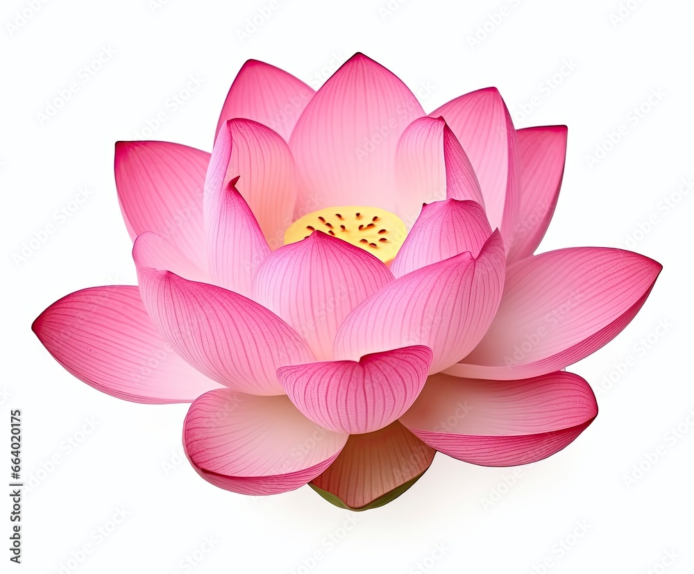 Lotus flower on white background. Lotus flower on white background.