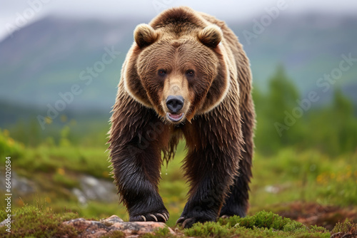 Brown bear in the wild