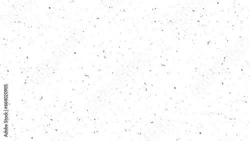 Black and white grunge texture made of fine particles of ink or paint. Realistic distressed grainy effect. Vector illustration.