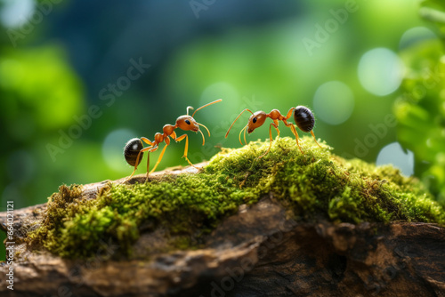 ant on a tree