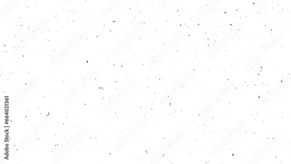 Black and white grunge texture made of fine particles of ink or paint. Realistic distressed grainy effect. Vector illustration.