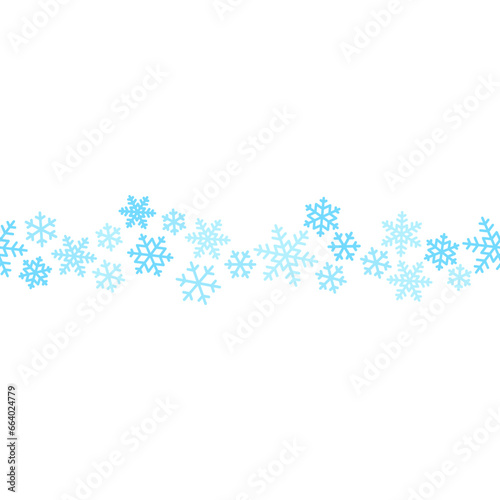snowflakes icon seamless pattern for christmas and winter seasonal decoration celebration 
