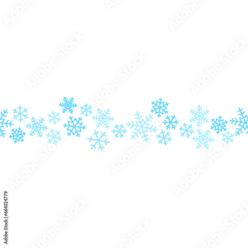 snowflakes icon seamless pattern for christmas and winter seasonal decoration celebration
