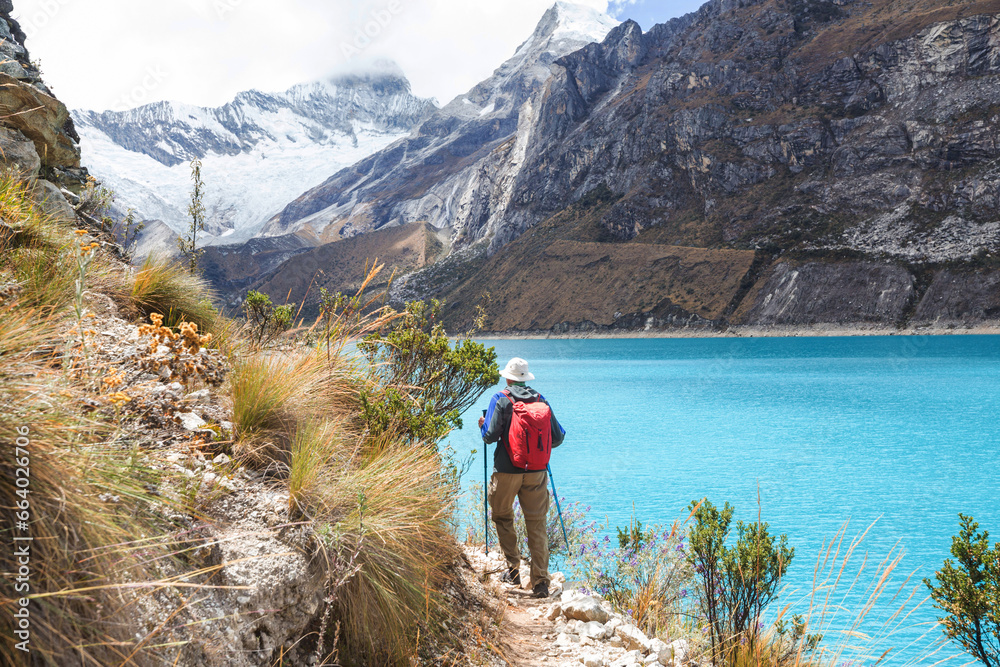 Fototapeta premium Hike in Cordillera