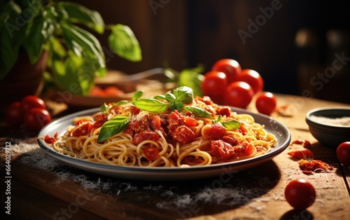Classic Italian Spaghetti Meatball Dish
