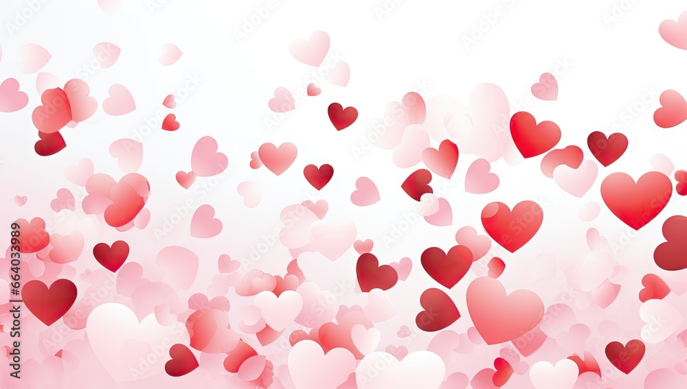 several hearts in the shape of a heart, on a white background Generative AI several hearts in the shape of a heart, on a white background Generative AI