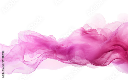 Pink Smoke Cloud on Transparent background