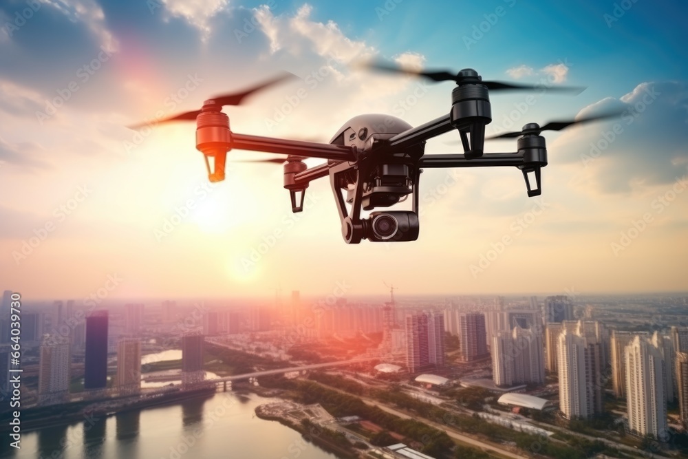 Drone monitors air quality Drone monitors air quality