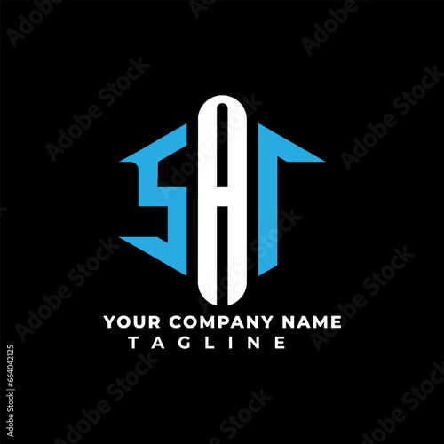SAI letter logo creative design with vector graphic Vector
