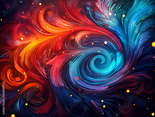Colorful magical abstract background design