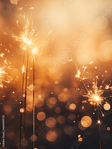Bengal sparkler abstract blurred background
