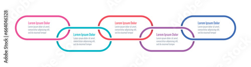 education, business, internet, web, annual plan and magazine infographic template. five steps business education informational template. chain infographic template
