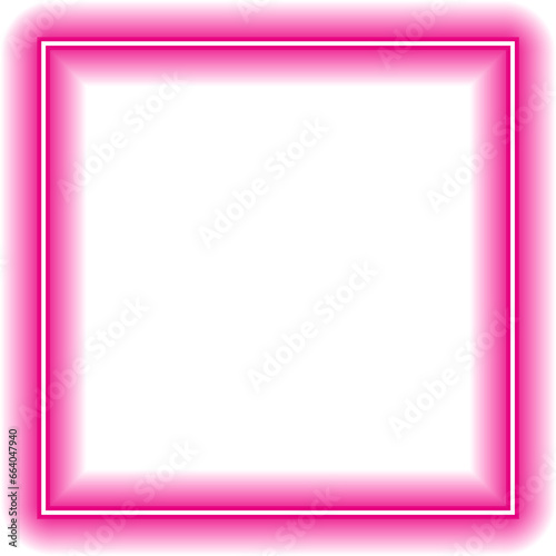 Neon square Border