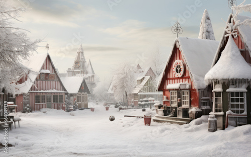 Christmas village photo