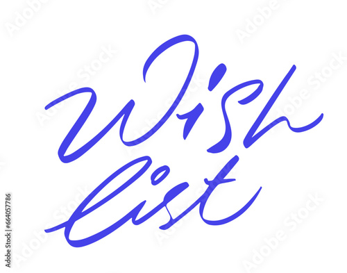 wish list