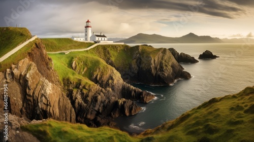 Photograph of Fanad Head Lighthouse in Ireland